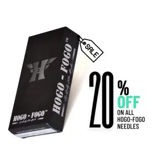 Hogo Fogo Curved Magnum Long Taper Needles 0.35mm